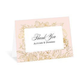 Gilded Garden - Thank You Card