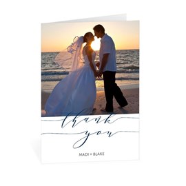 Swept Away - Thank You Card
