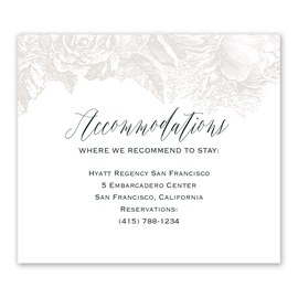 Garden Grace - Information Card