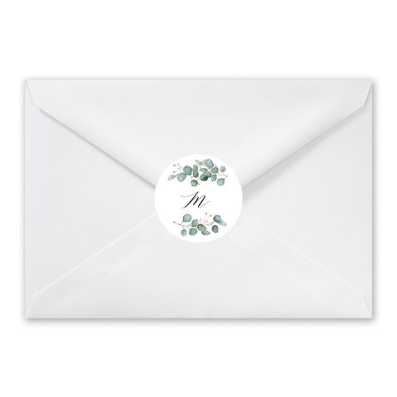 Floral Envelope Sticker Seals