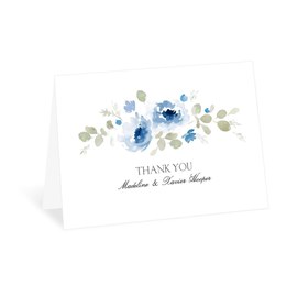 Petite Blooms - Aegean - Thank You Card
