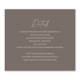 Basically Perfect - Information Card