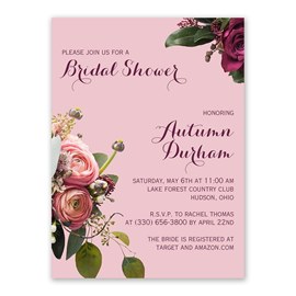Floral Burst - Bridal Shower Invitation