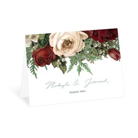 Winter Blooms - Thank You Card