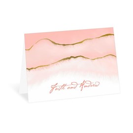 Golden Ombre - Thank You Card