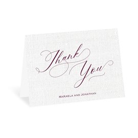 We Love Because - Thank You Card