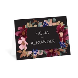 Striking Floral - Thank You Card