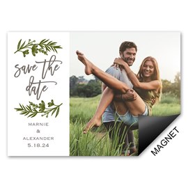 Sweet Greens - Save the Date Magnet