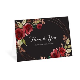 Lavish Rose - Thank You Card