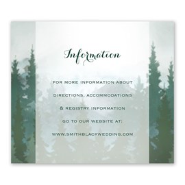In the Pines - Information Card