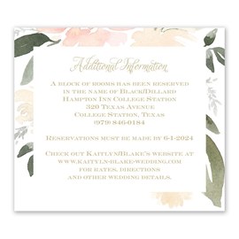 Soft Petals - Information Card