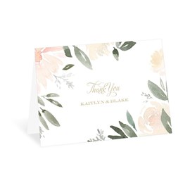 Soft Petals - Thank You Card