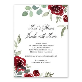 Lovely Rose - Bridal Shower Invitation