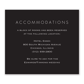 Gold Elegance - Information Card
