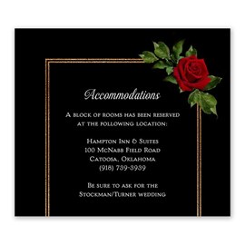 Red Rose - Information Card