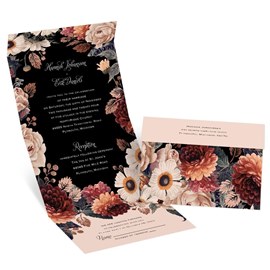 Lush Blooms - Seal and Send with RSVP Postcard