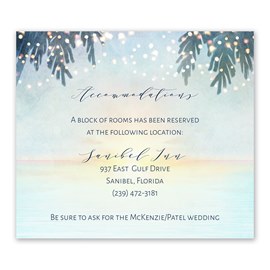 Tropical Sunset - Information Card