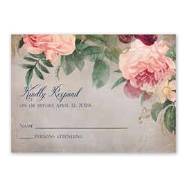 Florals and Flourishes - Response Card