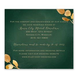 Golden Leaves - Hunter - Information Card