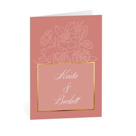 Delicate Blooms - Thank You Card