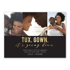 Tux and Gown - Save the Date