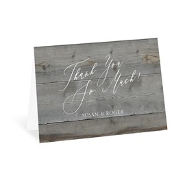 Natural Love - Pewter - Thank You Card