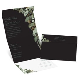 Bold Botanical - Seal and Send with RSVP Postcard
