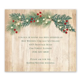 Winter Glow - Information Card