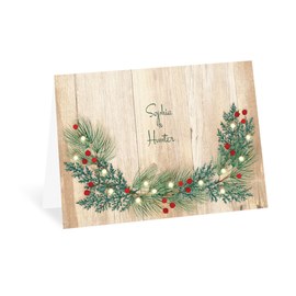 Winter Glow - Thank You Card