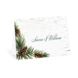 Winter Birch -Thank You Card