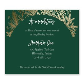 Golden Holiday - Information Card