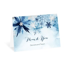 Winter Flurry - Thank You Card