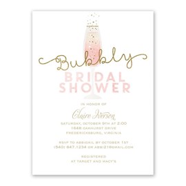 Bubbly Bride - Bridal Shower Invitation