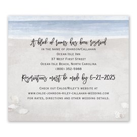 By the Seashore - Information Card