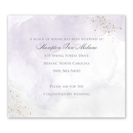 Sweetly Serene - Violet - Information Card