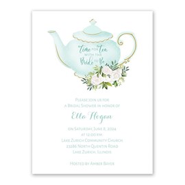 Time for Tea - Bridal Shower Invitation