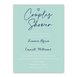 Sweetheart - Couples Shower Invitation