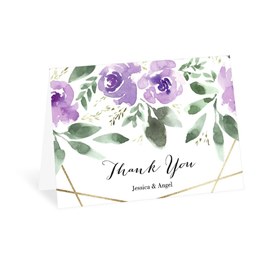Blooming Geo - Lavender - Thank You Card