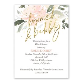 Bubbly Brunch - Bridal Shower Invitation