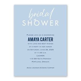With this Ring - Bridal Shower Invitation