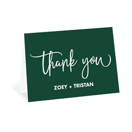We Tied the Knot - Thank You Card