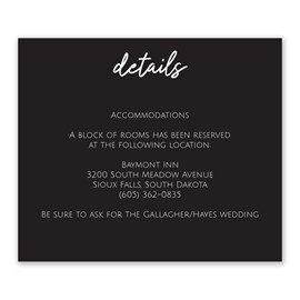 Happy Celebration - Information Card