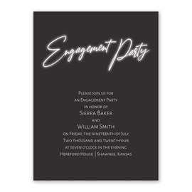 Bright Forever - Engagement Party Invitation