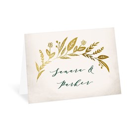 Golden Botanical - Thank You Card