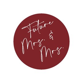 Classic Couple - Mrs. and Mrs. - Envelope Seal