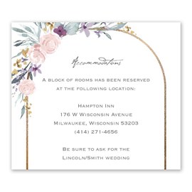Wrapped in Wildflowers - Information Card