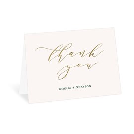 Striking Couple - Thank You Card