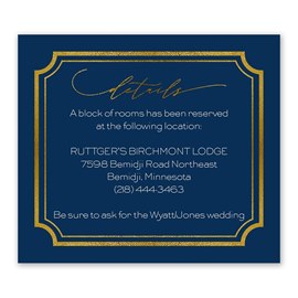 Elegant Pair - Information Card