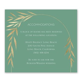 Graceful Greenery - Information Card