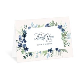 Floral Embrace - Thank You Card